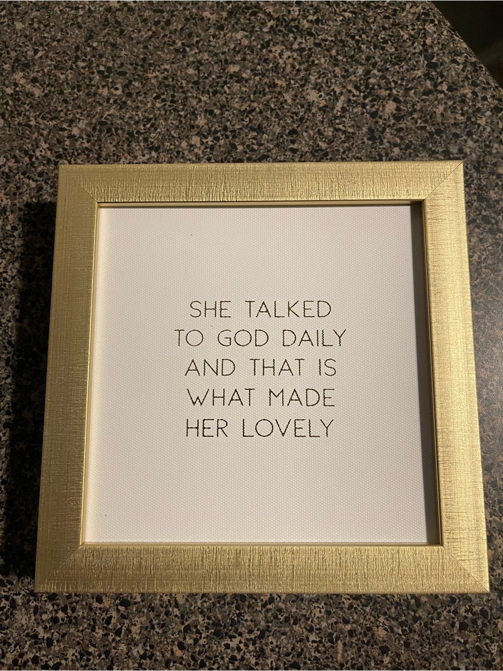 Minimalist Gold Framed Canvas Wall Decor